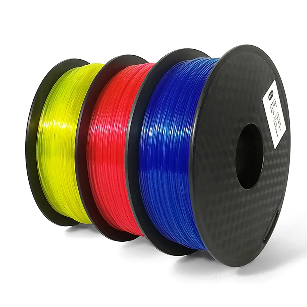 Professional Portable 1 75mm 3D Printer Filament Refill 190-220  PLA Filaments Printing Machine Replacing Parts Clear 1 sheet 25cmx100cm flock heat transfer vinyl flocking heat press machine t shirt iron on htv printing free shipping