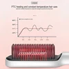 Multi-function hair straightener ion antiscalding electric heating comb PTC fast heating straight hair comb 4