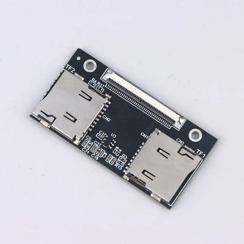 【C】Dual TF Card Memory Expansion Card CE Interface for Computer Industrial Control Machine VCR NAS - Memory Card Connector - 4