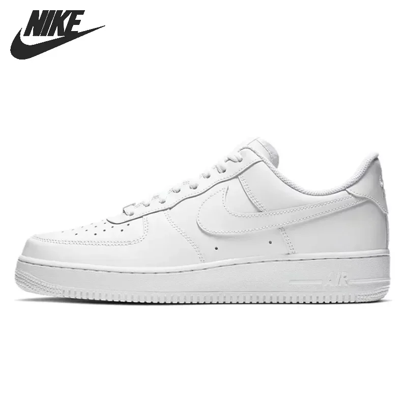 Nike Air Force 1 '07 Scarpe Da Skate, Bianche, Unisex, Per Uomo E Donna