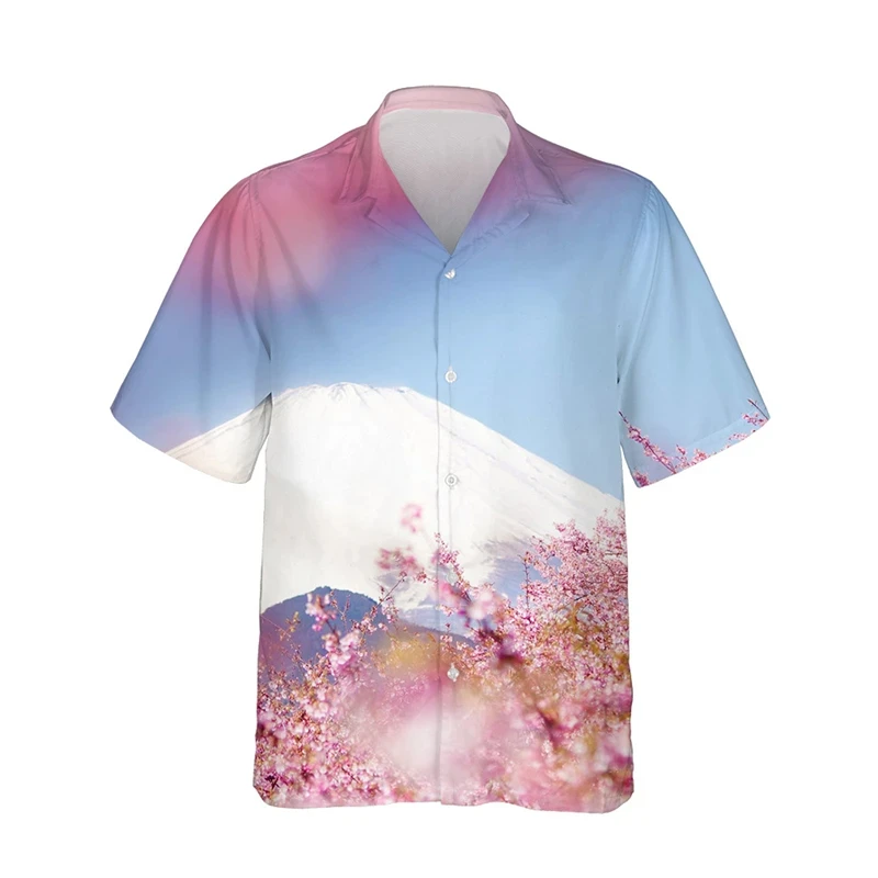 thumbnail image 1 of Nuevas camisas abotonadas para hombre, camisa hawaiana informal con estampado de flores en 3D, camisetas de manga corta de verano para hombre, ropa para hombre, 1 of 5