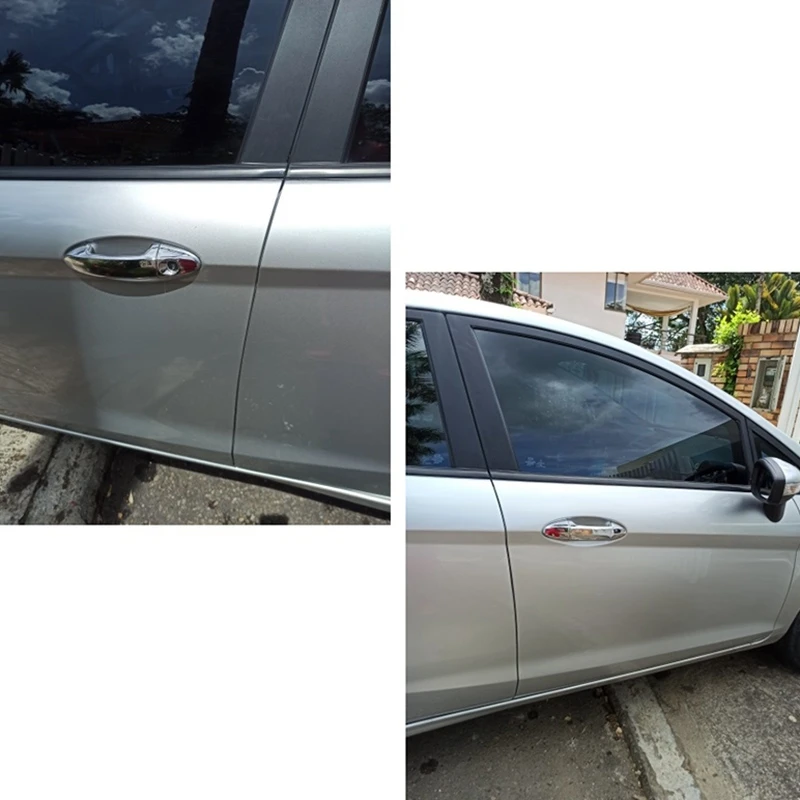 

Наклейка для Ford Fiesta 2009 2010 2011 аксессуары, углеродное волокно