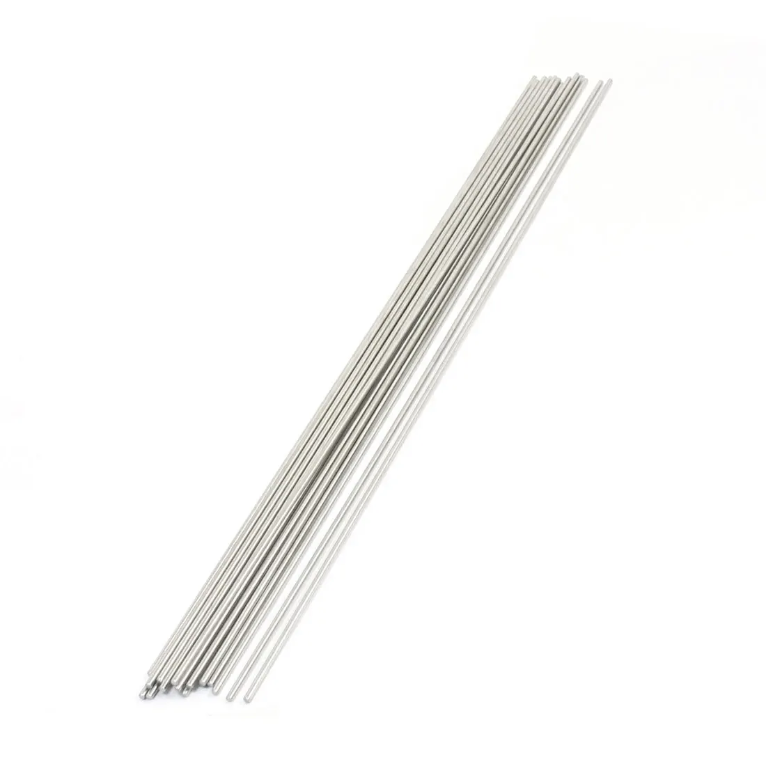 Uxcell 20PCS 304 Stainless Steel Rod 300mm x 2mm Solid Round Bar Axle