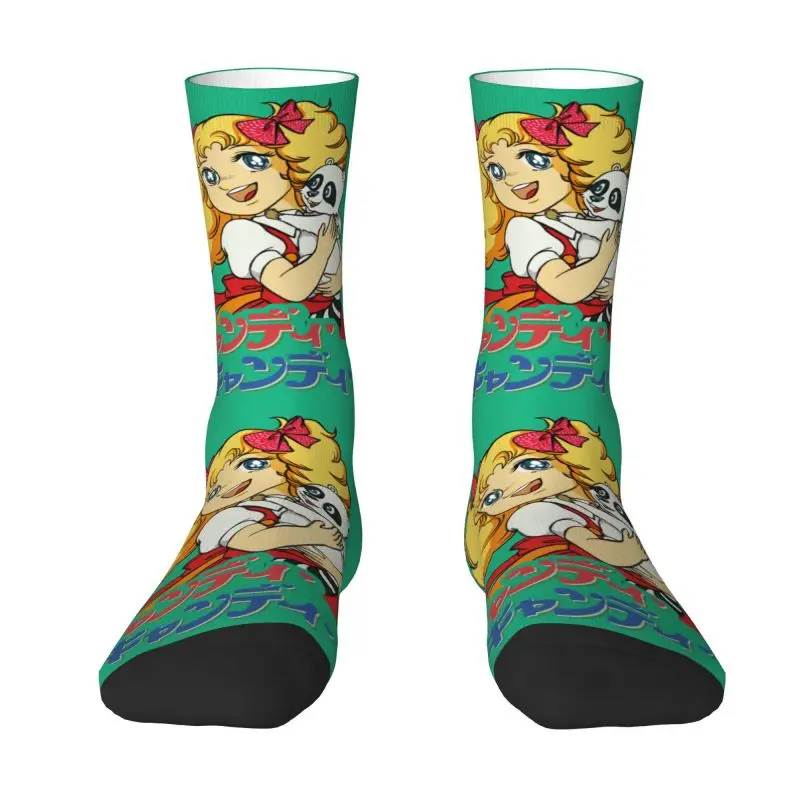 

Fashion Men's Candy Candy Dress Socks Unisex Warm Breathbale 3D Print Cartoon Anime Tv Crew Socks