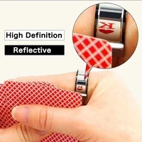 European Poker Magic Mirror Ring, High-Reflective Titanium Steel Band, Stainless Steel Card Trick Accessory 1