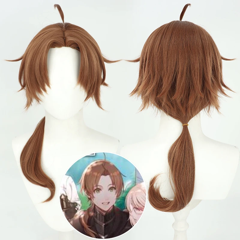 

Anime Mushoku Tensei Rudeus Greyrat Cosplay Wig 60CM Long Costumes Wig Halloween Party Costume Accessories For Unisex