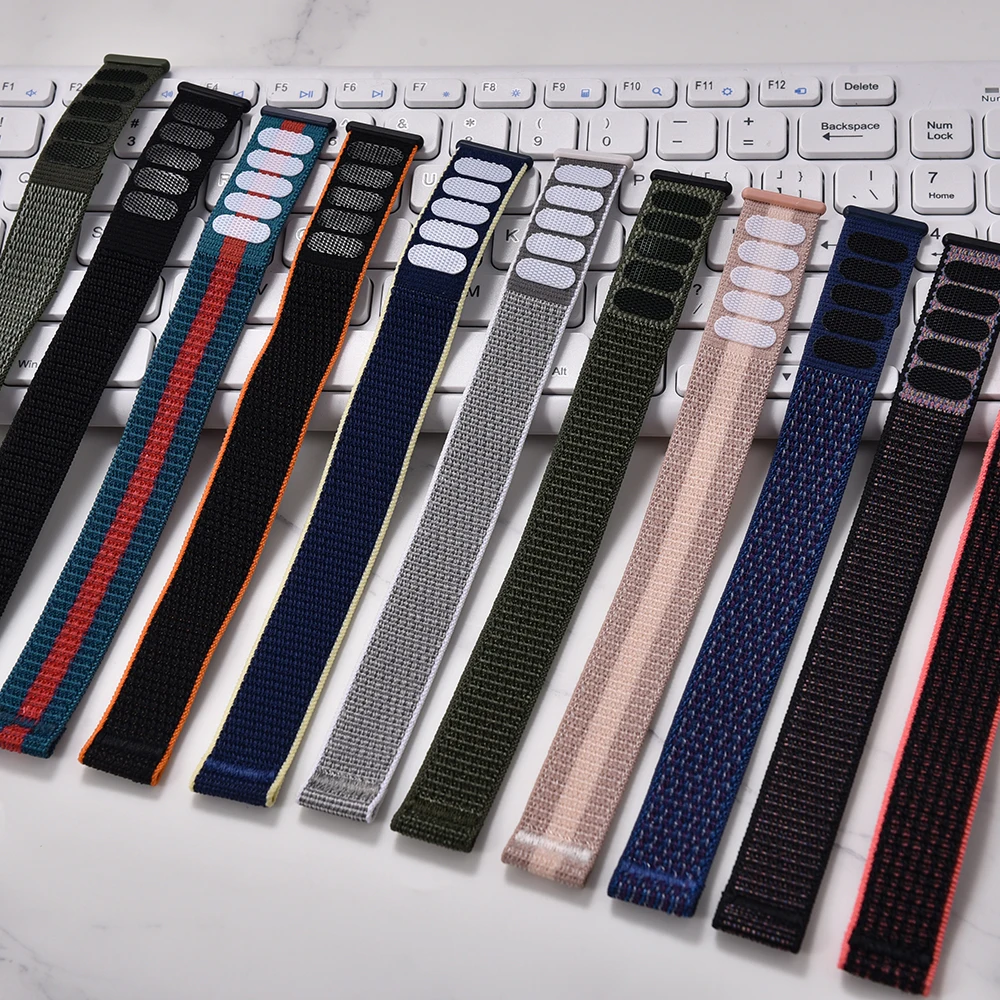 Enhanced Elastic Nylon Watch Band - Adjustable Lightweight & Sweatproof Unisex Strap