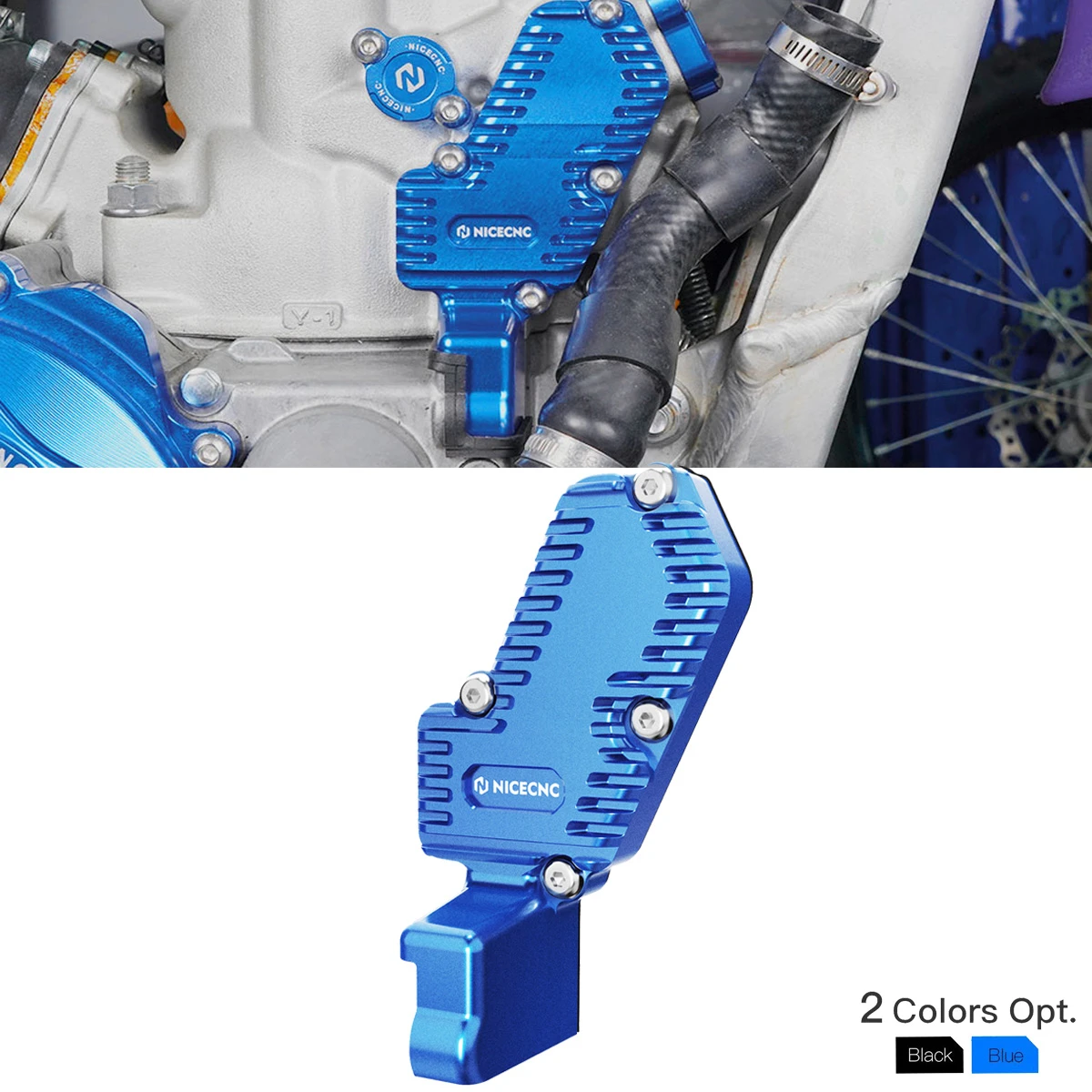 NiceCNC Cylinder Power Valve Cover Guard Protector For Yamaha YZ 250