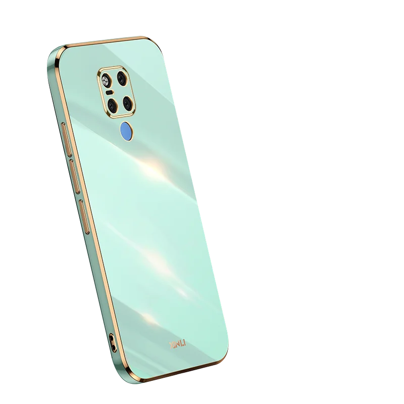 Luxury Square Plating Shockproof TPU Silicone Case