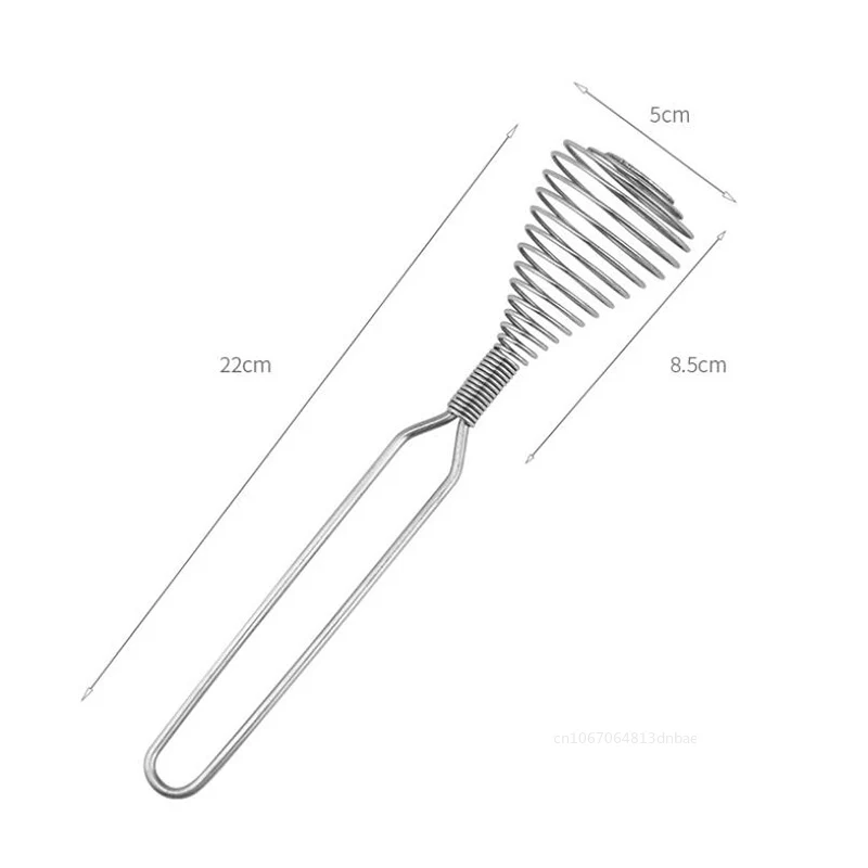 Stainless Steel Spring Coil Whisk Wire Whip Cream Egg Beater Gravy Mixer Kitchen Cooking Tool Acceesories
