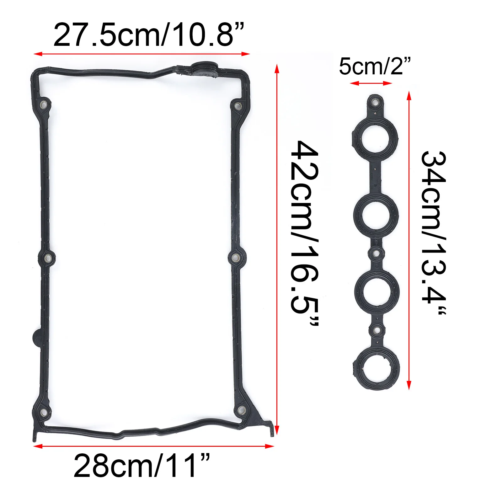 2Pcs Car Engine Parts Cover Gasket Valve Rocker Replacement Parts For VW GOLF SEAT MK4 PASSAT AUDI TT 1.8 T 058198025A 1999-2010