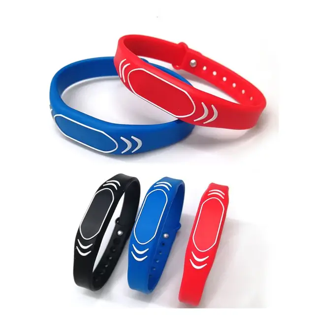 1PC 125khz EM4100 Read Only RFID Adjustable Smart Wristband, Access Control Card Wrist Band Bracelet Tag,Can Be Customized LOGO 5