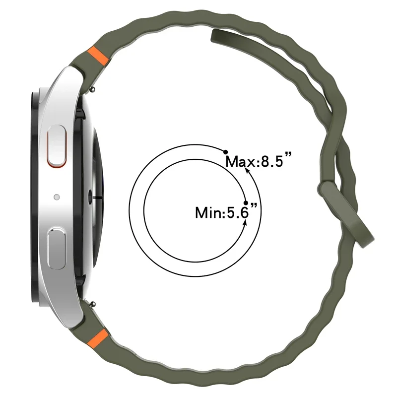 Stylish Silicone Watch Band Bracelet Strap