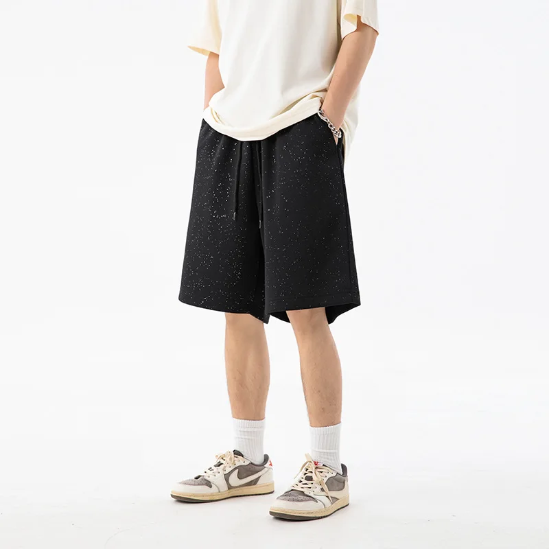 Shorts Full Marks Trousers Korea Male Heavyweight Texture Mantianxing Leisure Summer Japan Loose Fitting Pentagonal Pants
