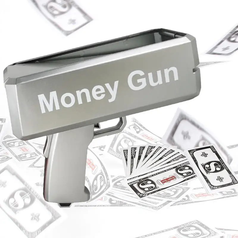 

Money Spray Shooter Money Shooter Fake Money Handheld Toy Make It Rain Toy Handheld Cash Machine For Night Club Movies Game
