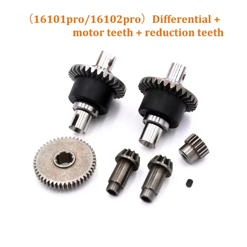 16101 PRO 16102 RC Car Metal Upgrade Parts Steering Motor Shock Absorber Steering Cup Swing Arm Drive Shaft Gear Screw Parts 5