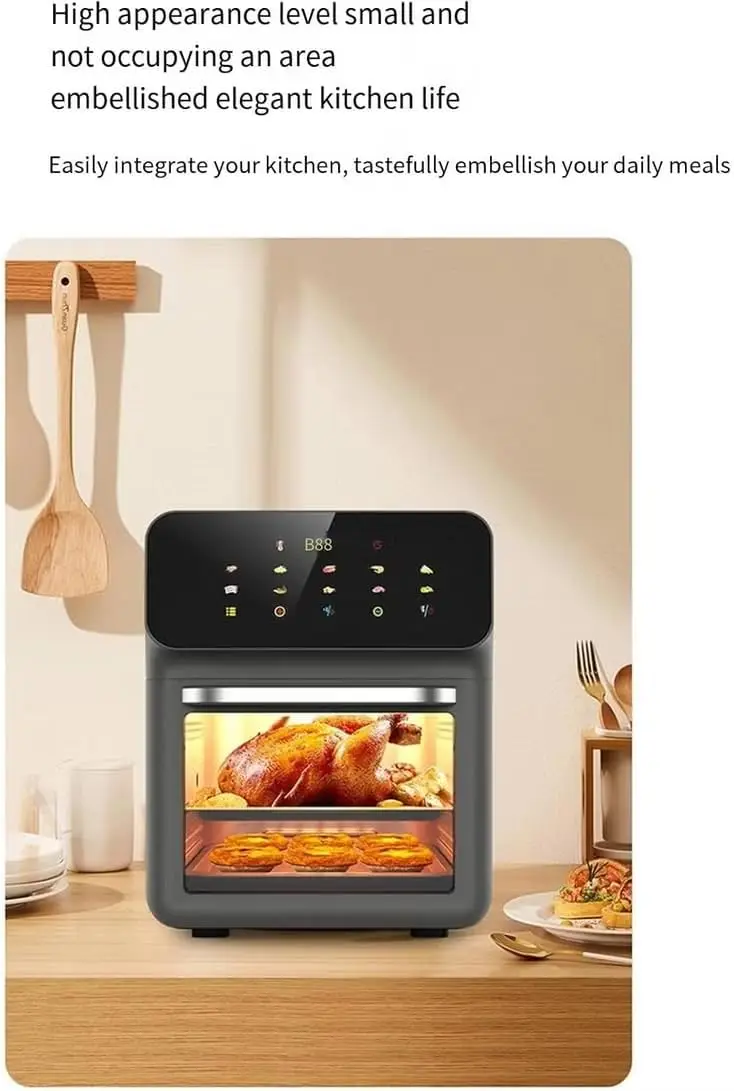 مقلاة هوائية كهربائية صحية بدون زيت للقلي/الشواء/ا...