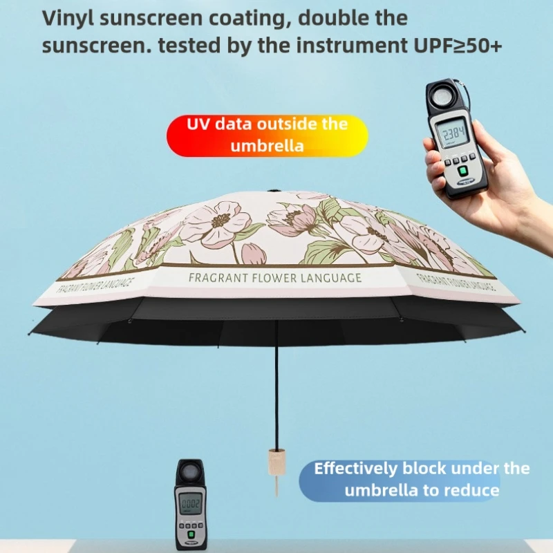 UPF50+ Folding Umbrella Sun Umbrella Folding Umbrella Automatic Umbrella Sun Umbrella