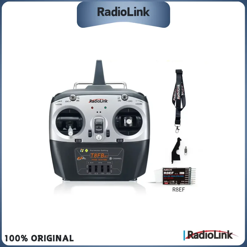 Radiolink T8FB BT Télécommande 8CH 2.4GHz avec Récepteur R8EF pour Drone