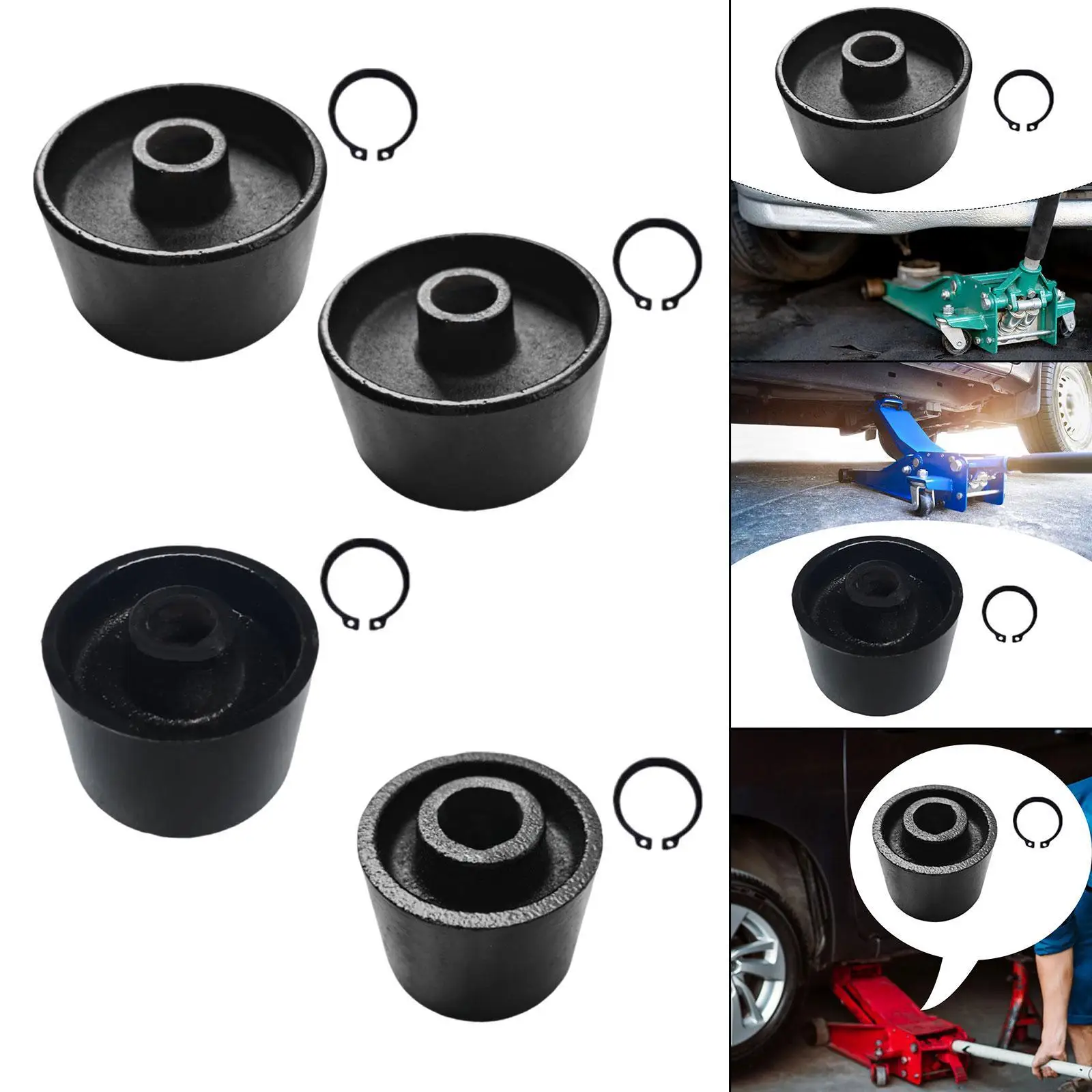 Universal Hydraulic Floor Jack Wheel Metal Casters Bearing Oil Seal Accessory for 3 Ton 4 Ton Jack