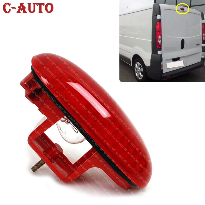 

1PCS Car Rear High Level 3rd Brake Stop Light For Renault Trafic II Opel Vivaro Nissan Interstar 8200209522 8200040732