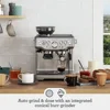 Barista Express All-in-One Espresso Machine Standalone Grinder Stainless Steel Kit 4 Keys Formula Milk Texturing Dial Control 1 2