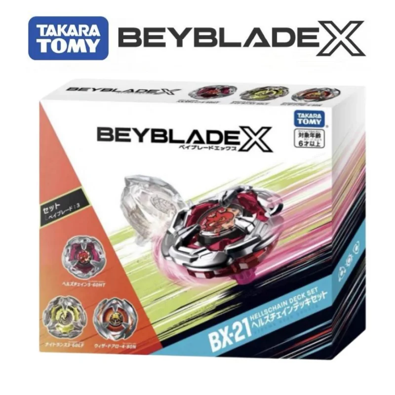 

TAKARA TOMY Beyblade X BX21Hells Chain Deck Set BEYBLADES BX-21