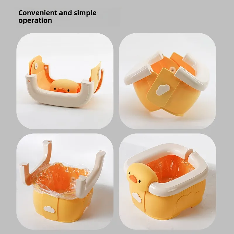 Children's Outdoor Folding Toilet, Portable Children's Urinal, Male and Female Baby Travel Seat Toilet, Car Seat Toilet 2
