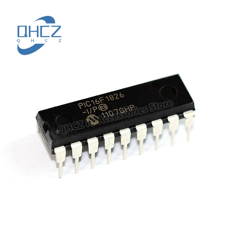 

10pcs PIC16F1826-I/P PIC16F1826 16F1826 DIP-18 New Original Integrated circuit IC chip Microcontroller Chip MCU In Stock