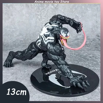 Crouching Prone Position Venoms Spidermans Movie Figure Action Pvc Anime Handmade Toys Model Decoration Ornaments Doll Festival