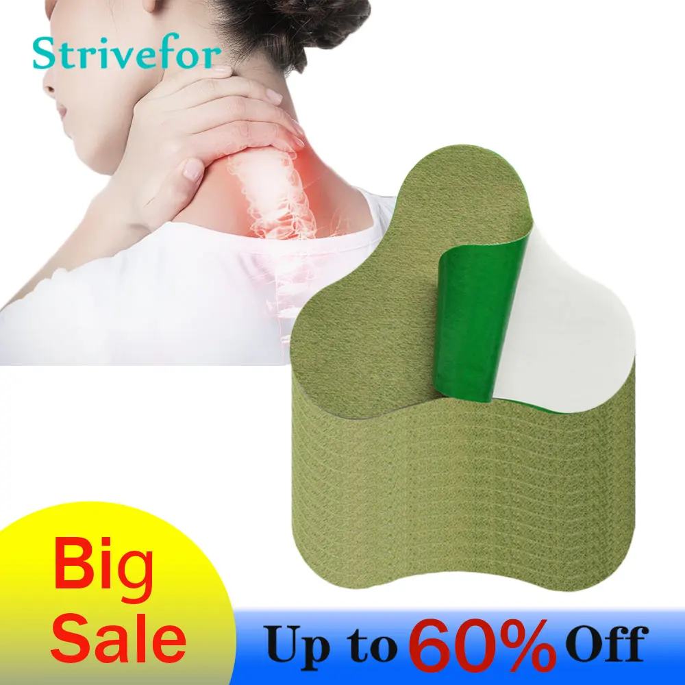 

8pcs Self-heating Moxibustion Patch For Neck Moxibustion Patch For Mugwort Heat Patches Wormwood Sticker For Cervical Spondylosi