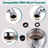 Metal 1080° Universal Rotation Faucet Sprayer Head 22/24mm Adaptor Washbasin Faucet Extender Aerator Bubbler Nozzle Kitchen Tap 5