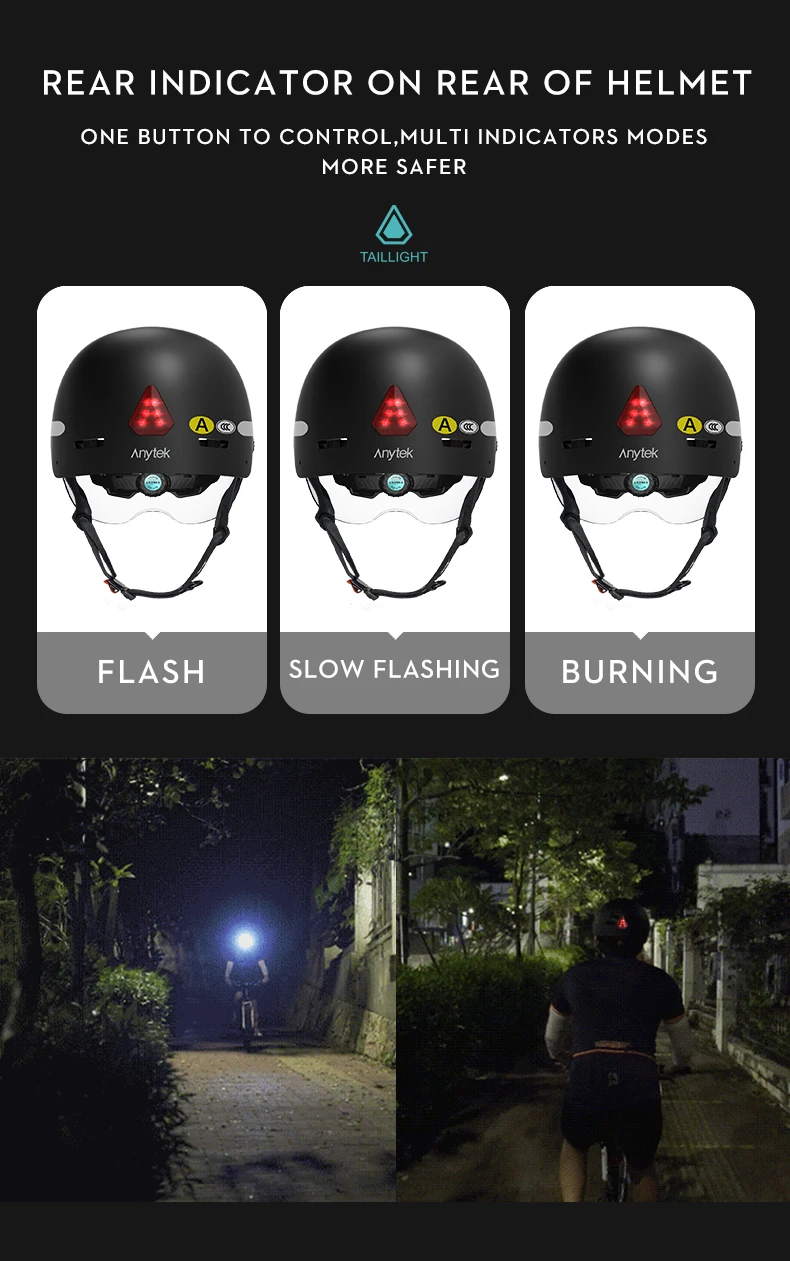 1080P Helmet Camera Motorcycle Bicycle Safety Helmet For Mobility Scooters And Sports Action Anti-shake Extreme Sport Recorder