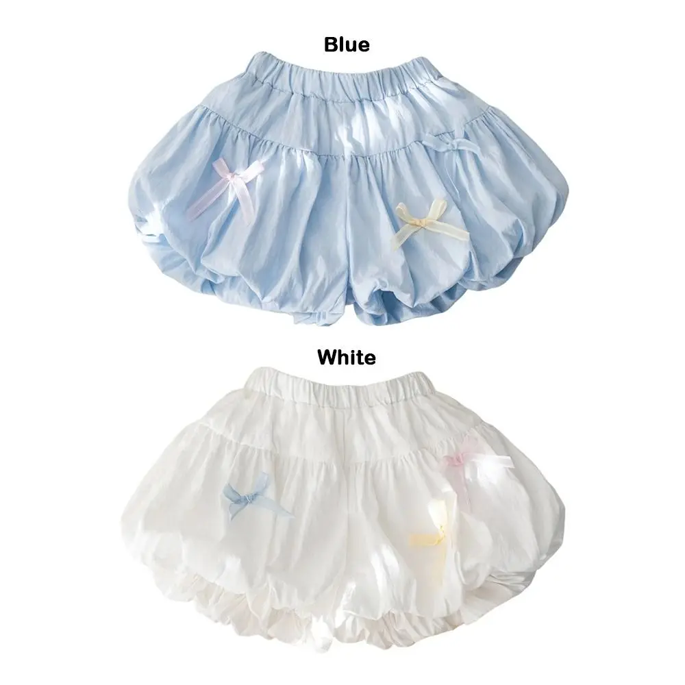 Polyester Girls Beach Shorts Elastic Waist