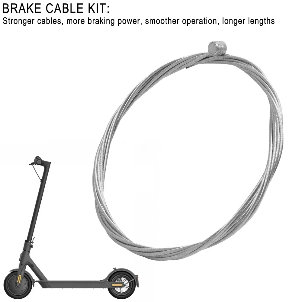 Universal Throttle & Brake Cable for Motorcycles and Scooters