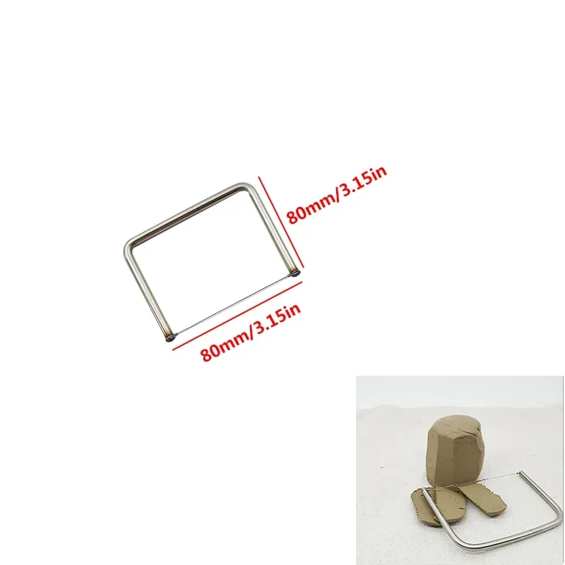 Stainless Steel U-shaped Ceramic Texture Slicer Pottery Cutting Tools