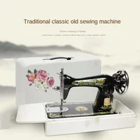 Old-fashioned sewing machine household small bees can be used with electric pedals to eat thick 1