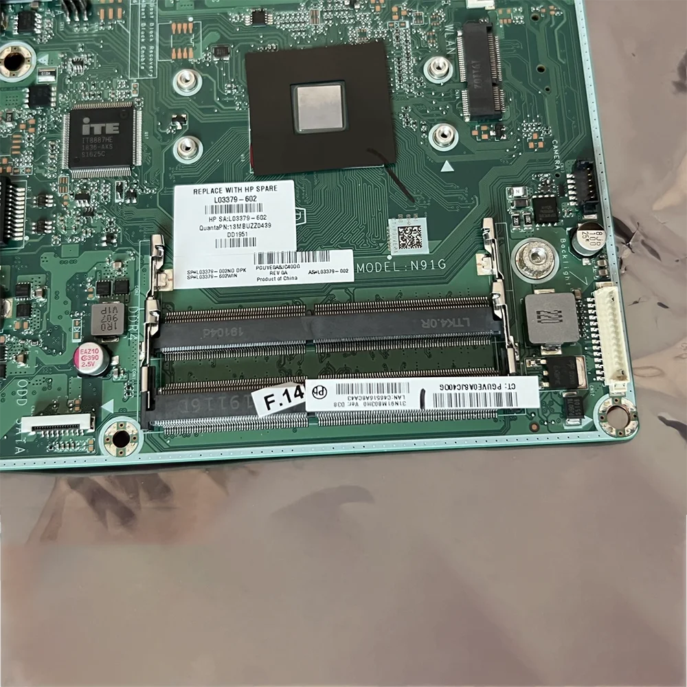 For HP All-in-One Motherboard TPC-Q028 20-C L03379-002 L03379-602 DAN91GMB6D0 5 For HP All-in-One Motherboard TPC-Q028 20-C L03379-002 L03379-602 DAN91GMB6D0 - Image 3
