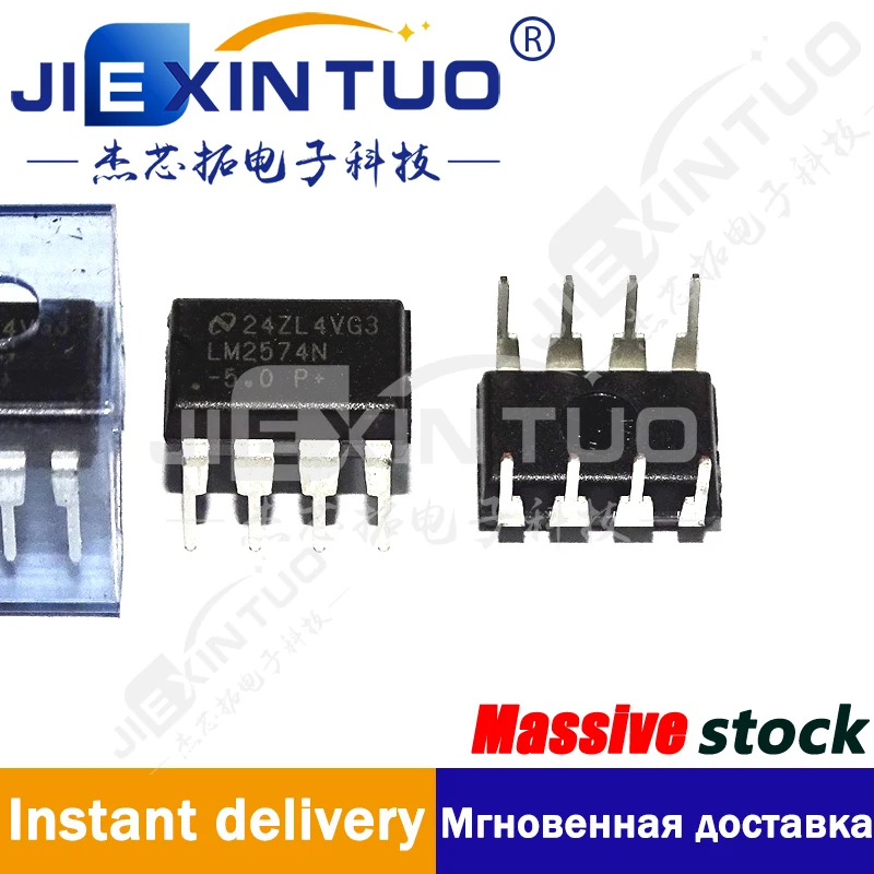 Lm2574N-5.0/Nopb Ic Reg Buck 5V 500Ma 8Dip Buck Switching Regulator Ic Positivo Fisso 5V 1 Uscita 500Ma 8-Dip (0.300 ", 7.62Mm)