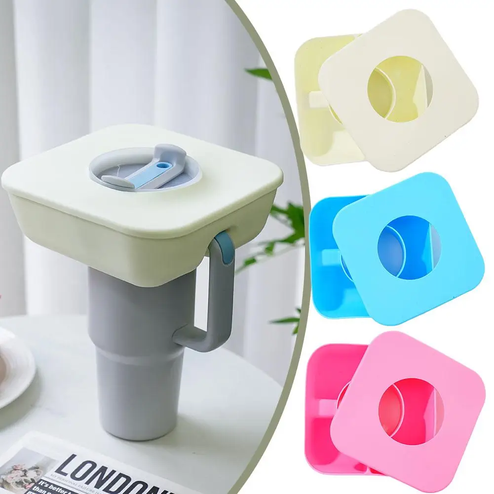 손잡이가 있는 스탠리 텀블러용 재사용 가능한 스낵 트레이, 커버가 있는 컵, 스탠리 컵 액세서리 G2W4 