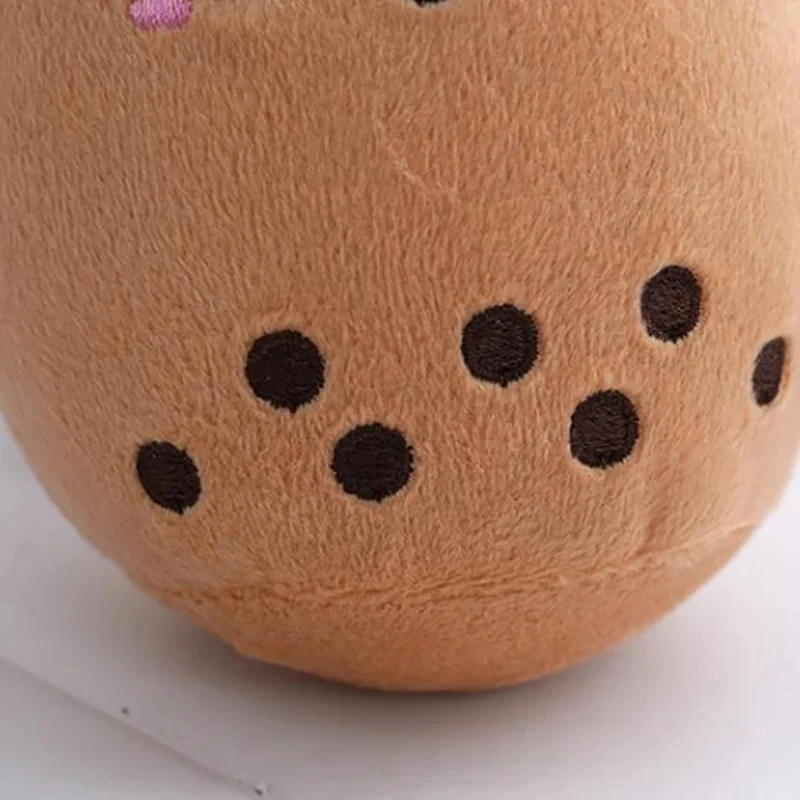 12cm Cute Milk Tea Cup Plush Toys Soft Stuffed Plushies Toys Kawaii Hanging Boba Key Chain Backpack Pendant Toys Gifts for Kids 4