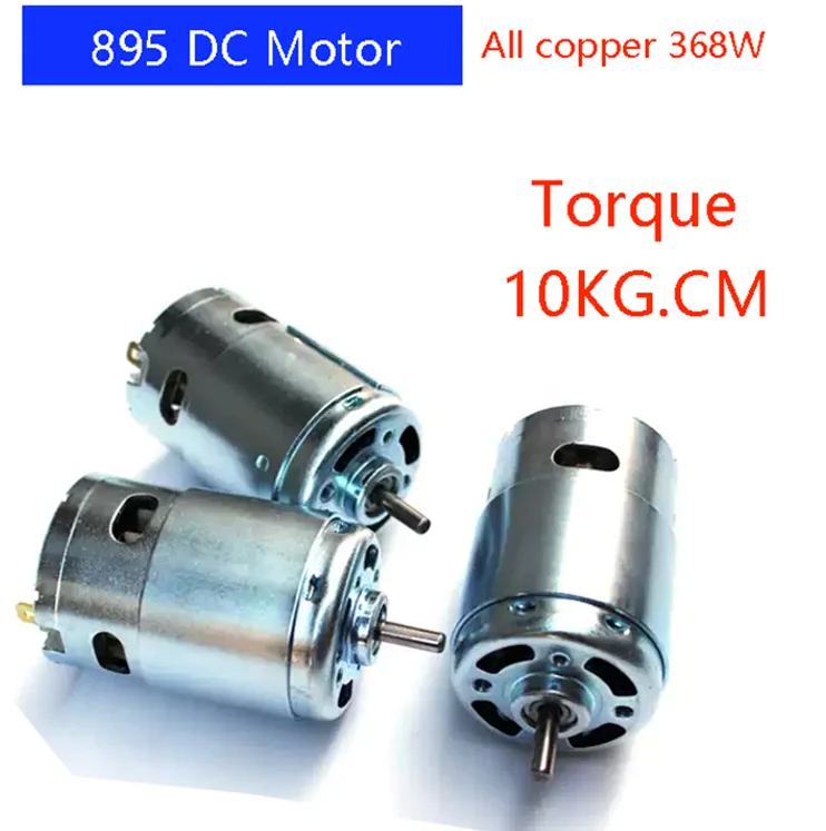 Motor eléctrico pequeño 12-24V 895 DC Motor de alta velocidad de alto par  (velocidad (RPM) : 5000 RPM)