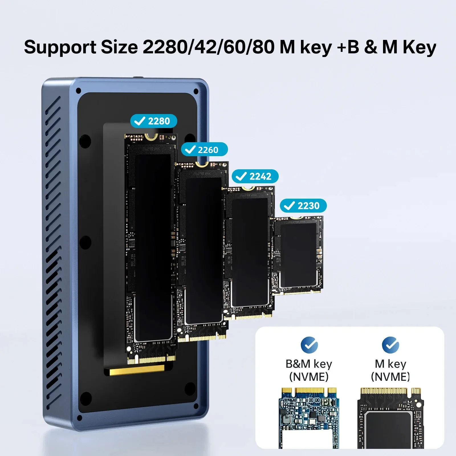 ACASIS 40Gbps M.2 SSD 外付けケース,冷却ファン内蔵, TBU405Pro USB4