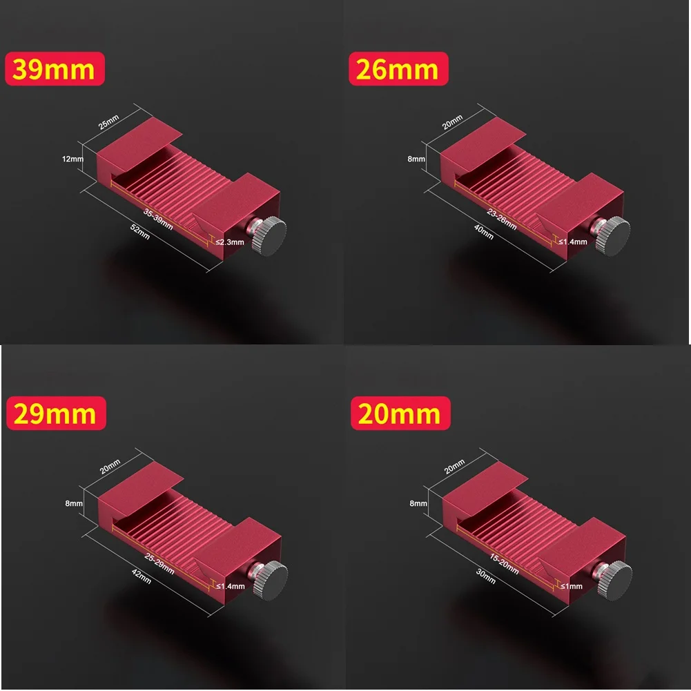 Easy To Use Ruler Positioning Tool Calibrator Line Scribers 29mm Positioning Limit Block Carbon Steel Material