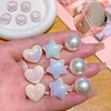 10Pcs/Lot Cute Baby Hair Ties Colorful Love Star Round Hair Band Girls Elastic Rubber Bands Kids Hair Accessories 6