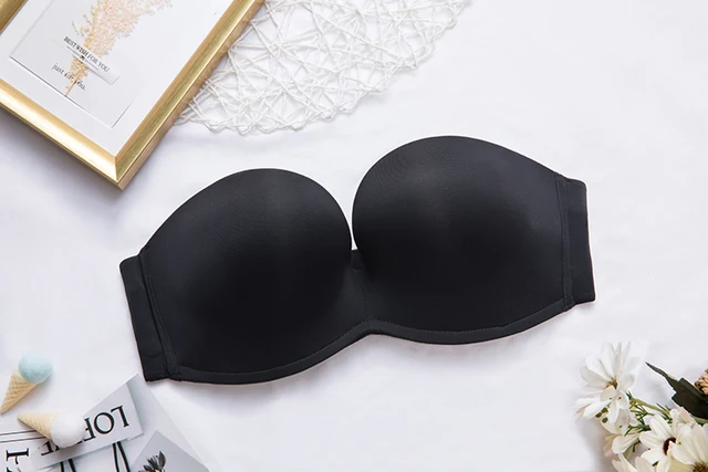 Strapless Bra for Large Bust Push Up Convertible Multiway Non-Slip Demi  Molded Contour Cup Underwire Red Carpet - AliExpress