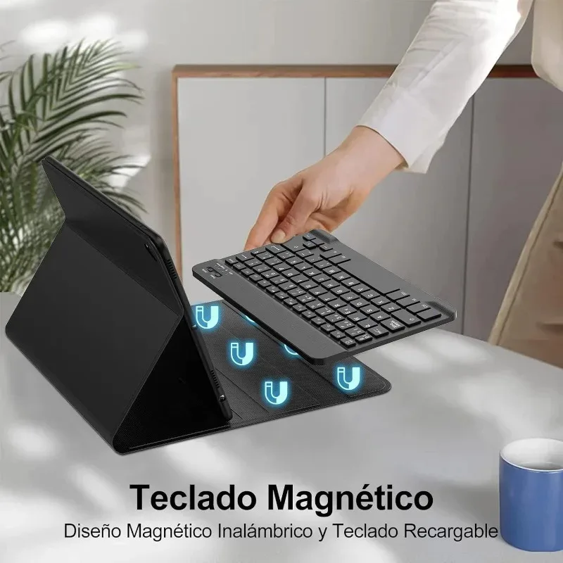 Wireless Keyboard & Detachable Tablet Cover Case