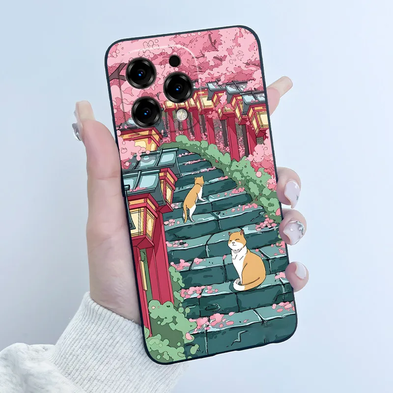 Adorable Cartoon Soft Silicone Protective Phone Case Cover
