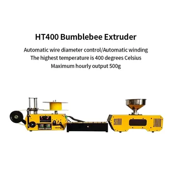 HT400 Desktop Estrusore Stampa 3D Filament Maker Per Filamento 3D Filo Automatico Diametro 1.75mm 3mm per PLA PETG PA ABS PC PP 1