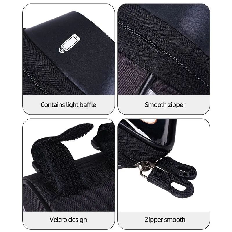 Bicycle Bag 1L Frame Front Top Tube Handlebar Mtb Touch Screen Cycling Phone Holder Accessories
